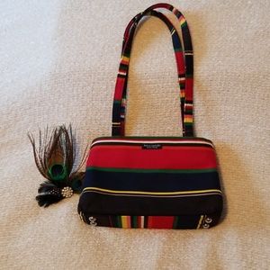 Kate Spade Small Canvas Multi Color Handbag